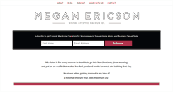 Desktop Screenshot of meganericson.com